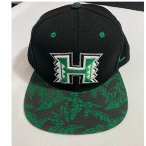 HAWAII RAINBOW WARRIORS Zephyr Z11 Snapback Cap Black green